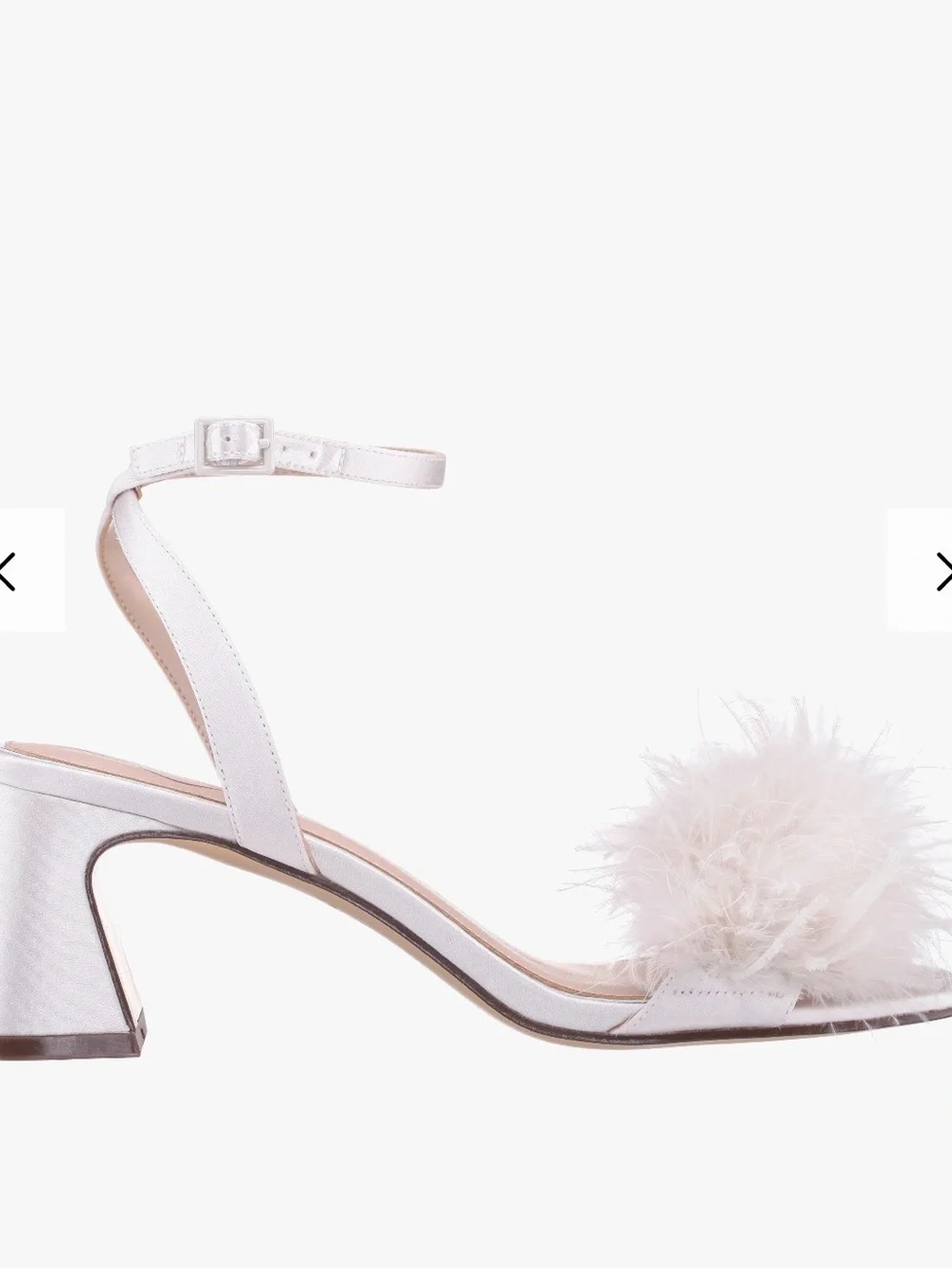 Nina Bev feathered heels